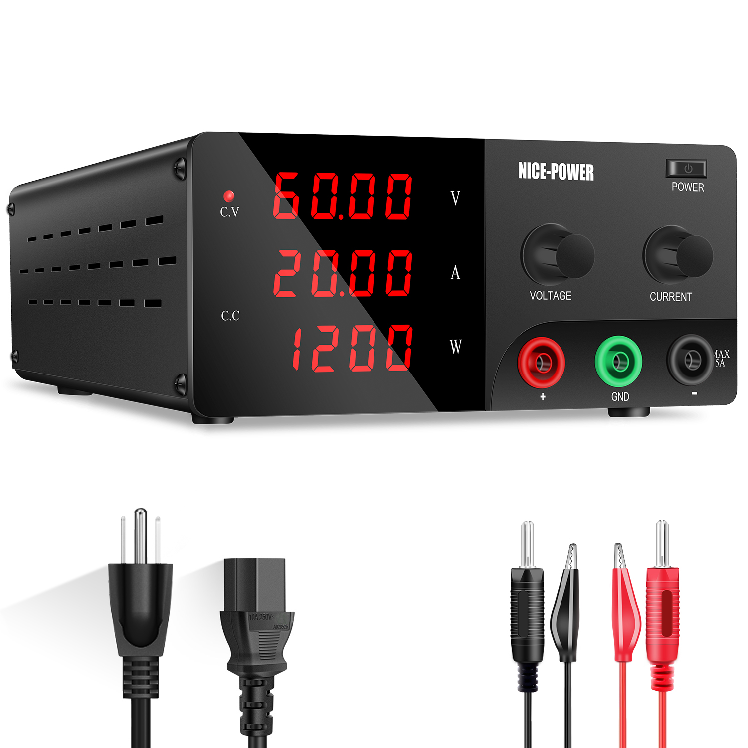 Zasilacz laboratoryjny 30V 30A – High Power 60V 20A Bench Power Supply recenzja i cena